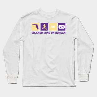 Soccer Orlando Runs on Duncan McGuire Long Sleeve T-Shirt